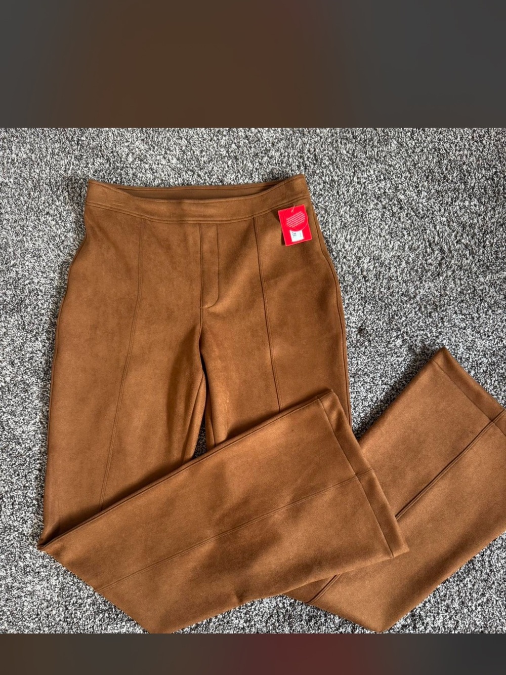 SPANX Chestnut Brown Boot-Cut Ponte Pants, NWT, Large!! $168 retail